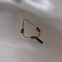 Load image into Gallery viewer, Child Azabache 18k Gold Plated Bracelet
