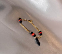 Load image into Gallery viewer, Child Azabache 18k Gold Plated Bracelet