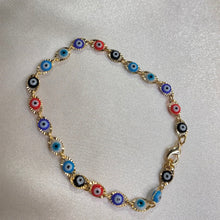 Load image into Gallery viewer, Colorful Evil Eye Bracelet
