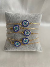 Load image into Gallery viewer, Bling Evil Eye Bracelet
